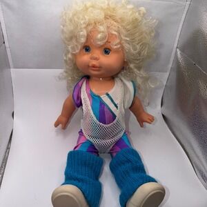 Vintage 1985 Panosh Place 17" Honey Comb Workout Jazzercise Retro Aesthetic